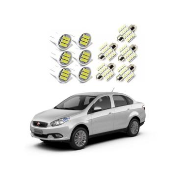 Imagem de Kit Lâmpada Led Fiat Grand Siena 2012 Até 2017