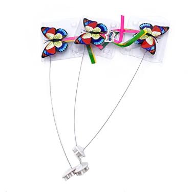 Imagem de BUYTER Brinquedo de gato interativo elétrico giratório, borboleta, giratório, mastro de provocação para animais de estimação