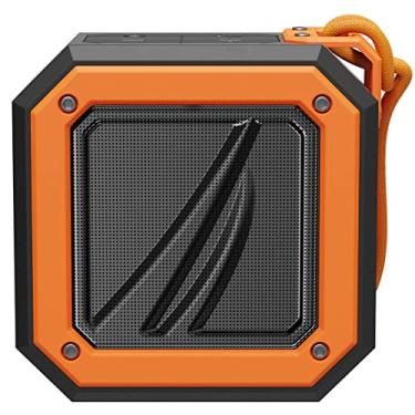 Imagem de NAUTICA Portable Wireless Bluetooth Speaker, IPX5 Splash Proof, Loud Volume, Clear Audio Sound, Outdoor, Portable, Sport up to 32 GB USB Drive | 15-Hour Playtime (Black-Orange)