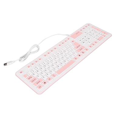 Imagem de Teclado à prova d'água, teclado de silicone dobrável à prova de poeira à prova d'água para laptop