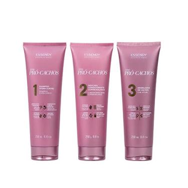 Imagem de Kit Série Pró-cachos Shampoo, Máscara e Modelador 250ml