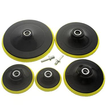 Imagem de SHENGANG Disco de lixamento autoadesivo de 3/4/5/6/7 polegadas haste de broca 100/125mm lixa máquina de polimento elétrica discos para lixadeira, disco M14 de 4 polegadas