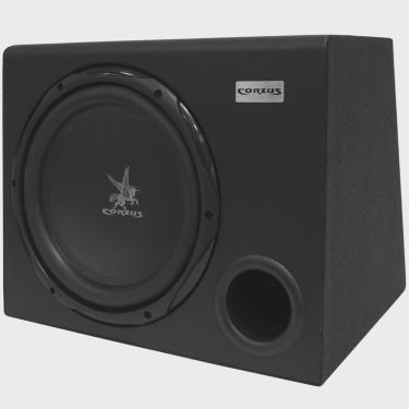 Imagem de Caixa Som Automotivo Amplificada Subwoofer 12 200W Rms Corzus CXS200 com Módulo Mono