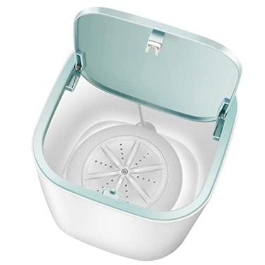 Imagem de Tingpai Máquina de Lavar Roupa Lavado de Tambor Lavado de Roupa Interior Meias Lavado Portátil Rotativa Lavado de Turbina Ult sônica Pessoal Conveniente pa Dormitório Doméstico