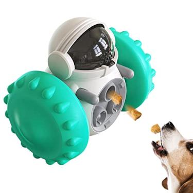 Imagem de Brinquedo para cachorro com vazamento de comida | Equilíbrio Carro Vazamento Alimentador Pet Food Container Dispenser | Brinquedos interativos de perseguição, alimentador lento, brinquedos para Aocate