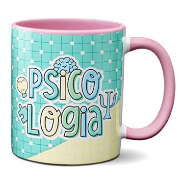 Imagem de Caneca Psicólogo Profissional Psicologia Presente Fofo (Rosa)