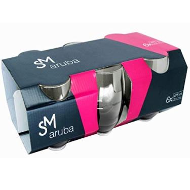 Imagem de Nadir Figueiredo - Jogo 6Un Copo 465Ml Sm Aruba Long Drink Cinza Nadir J3061101280500