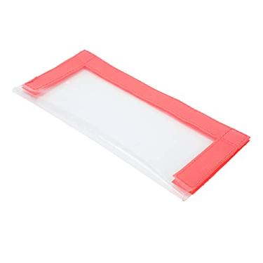 Imagem de Capas de iscas de pesca, bolsa de armazenamento de iscas acessórios de barco de pesca envoltório de proteção de isca de nylon transparente para pescador capa de gancho de pesca para entusiastas de pesca (vermelho, grande)