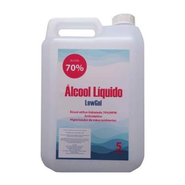 Imagem de Álcool Líquido 70% Anti-Séptico 5 Litros Notificado Anvisa - Lew Gel