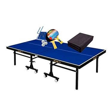 Imagem de MESA PING PONG MDF 25mm KLOPF 1008 + KIT COMPLETO 5031 + Capa para Mesa Fechada