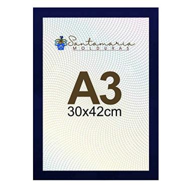 Imagem de Moldura Porta Retrato A3 30x42 Azul