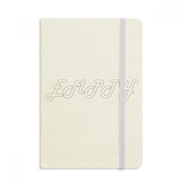 Imagem de Caderno de personagens elegantes vazio oficial de tecido rígido diário clássico