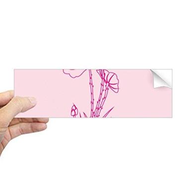 Imagem de DIYthinker Folha de lótus flor palheta flor flor retangular adesivo para janela notebook