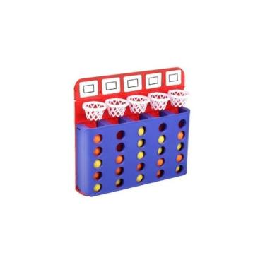 Imagem de Jogo Super Basquete Brinquedo Basketball Duplo Bolinhas