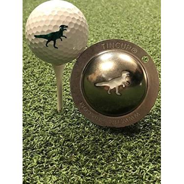 Imagem de Ferramenta de alinhamento de marcadores personalizados com bola de golfe Rex da Tin Cup
