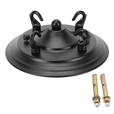 Imagem de OSALADI 1 Unidade Placa De Teto Placa De Gancho De Rosa De Teto Placa De Cobertura De Luz De Teto Kit De Dossel Leve De Aço Kit Candelabro Dossel De Luz Pendente Lustre De Ferro Cristal