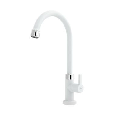 Imagem de Torneira Blukit De Bancada Confort 1/4 De Volta Branca