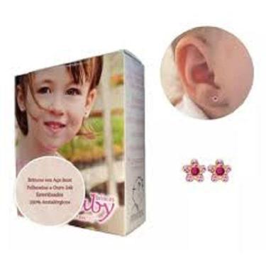 Imagem de Brinco Studex System 75 Baby Daisy Rosa Fúcsia - Cod 130