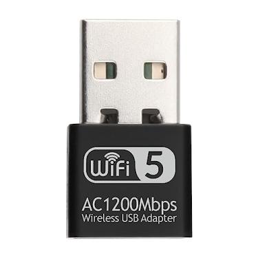 Imagem de Hlily Placa de rede sem fio 2.4G 5G AC1200Mbps Adaptador USB Receptor Wi-Fi RTL8812