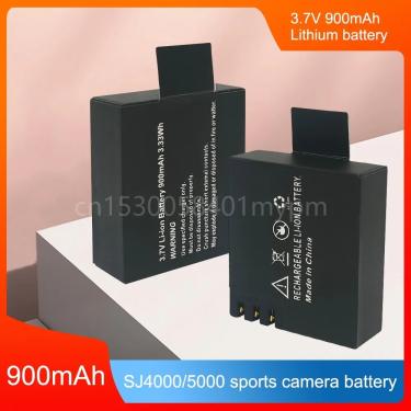 Imagem de 3.7v 900mAh SJ4000 bateria para SJCAM SJ5000 SJ6000 Sj7000 SJ8000 SJ9000 M10 EKEN H8 H8R H9 esportes