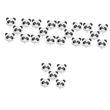 Imagem de VOSAREA Balão De Panda 25 Peças Balão De Desenho Animado Balões De Animais De Fazenda Balões De Folha De Panda Decoração De Festa Na Selva Decoração De Mesa De Jantar Balões De