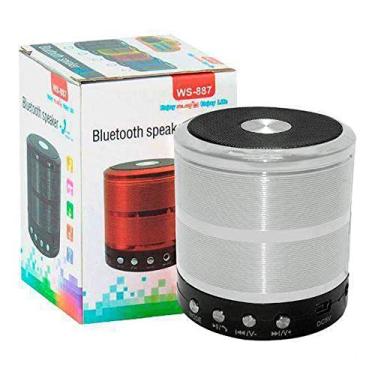 Imagem de Mini Caixa de Som Xtrad Portátil Speaker Original Bluetooth Prata
