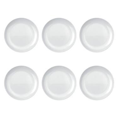 Imagem de Jogo Pratos Sobremesa, Blanc Opaline, 6 Peças, Branco, Duralex