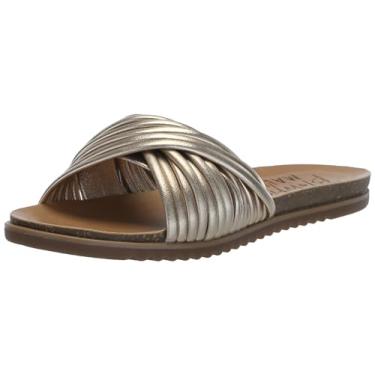 Imagem de Blowfish Malibu Sandália feminina Malu Slip on, Dourado, 38