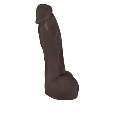 Imagem de Pênis Realístico em PVC Flexível Heart 19,5 x 4,5cm Marrom