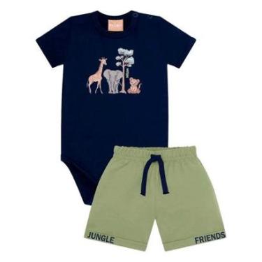 Imagem de CONJUNTO COM BODY MANGA CURTA SAFARI MILON REF:13856 P/GG-Masculino