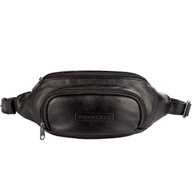 Imagem de Pochete masculina de couro Igor - Preta