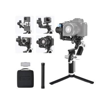 Imagem de FeiyuTech SCORP Mini 2 kit branco [oficial] Estabilizador de câmera tudo-em-um gimbal portátil de 3 eixos para câmera mirrorless e DSLR serve para Sony A7III Canon R6 Fujifilm GoPro, Smartphone, AI