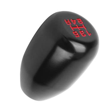 Imagem de Manopla de Mudança de Marcha de Alumínio Preta Alavanca de Mudança de Carro de 5 Velocidades Acessório Modificado Universal