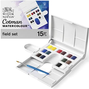 Imagem de Aquarela Cotman Compact 90532 Set 14 Peças, Winsor & Newton