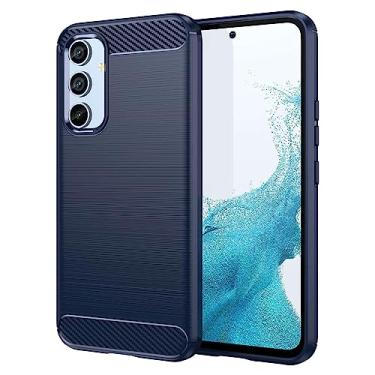 Imagem de Capas para Samsung Galaxy M34 5G.Caso básico,Botão de pressão flexível / 360 ° Proteção completa,Anti-fingerpirnts