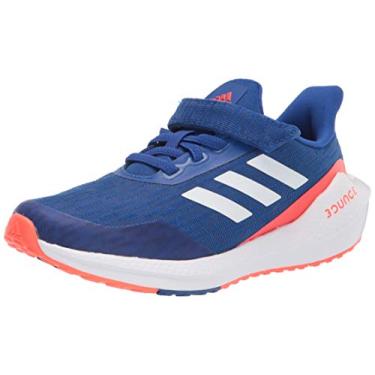 Imagem de adidas Tênis de corrida infantil EQ21, Equipe azul royal/branco/vermelho solar, 16