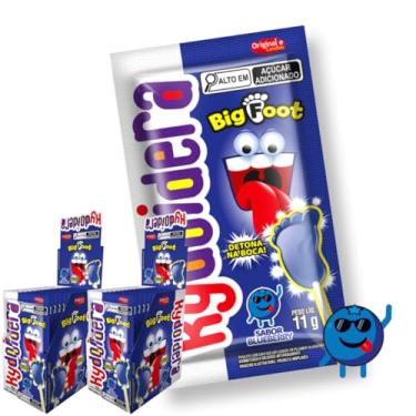 Imagem de Pirulito Cristal Explosivo em Pó Bigfoot 30 Unidades de 11g Detona na Boca Kydoidera (Blueberry)