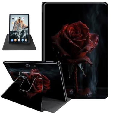 Imagem de Capa para Microsoft Surface Pro 7/Pro 6/Pro 5/Pro 4 com amortecedor de TPU macio, capa de couro PU, suporte giratório de 360°, despertar/hibernar automaticamente, capa à prova de choque para Surface