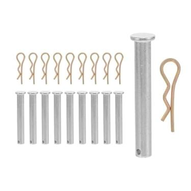 Imagem de Generic Pinos e clipes de travamento para andaimes, peças, acessórios de andaimes de aço estáveis, resistentes e convenientes para reparo, Diâmetro 10mm