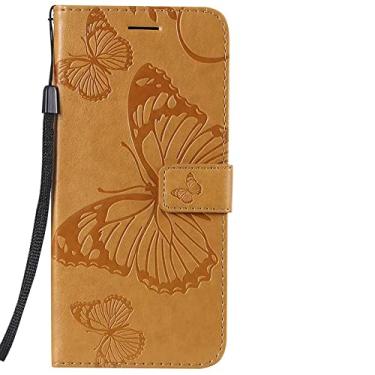 Imagem de Capa para celular com alça de couro da moda Capa com carteira para Samsung Galaxy J5 J7 2016 J510 J710 J2 Core J4 Prime J6 Plus J8 Pro 2018 Flip PU, G6, amarelo, para Samsung J5 2016 J510