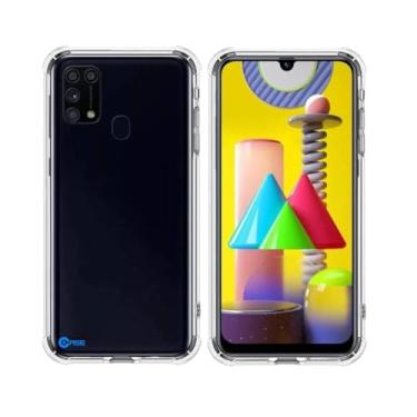 Imagem de Capa Capinha Anti Impacto Compatível Samsung Galaxy M31/M21S Case Antishock Transparente