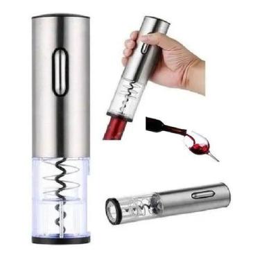 Imagem de Abridor D Vinho Automático Á Bateria Recarregável Usb Inox - New, Abri