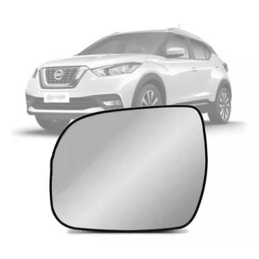 Imagem de Lente C/base Retrovisor Esquerdo Nissan Kicks 2016 2017 2018 - Metagal