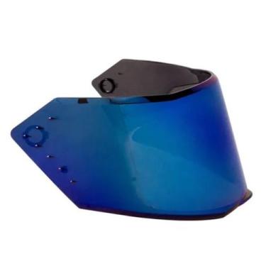 Imagem de Viseira Capacete Bieffe B-12 B12 Azul Espelhada Original