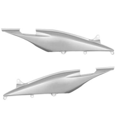 Imagem de Rabeta Moto Cb 300r 2010 À 2013 Cromo Forte, PRATA FORCE 2010, Único