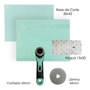 Imagem de Bases De Corte A3 Placa de Mesa 45x30 Régua de Acrílico 15x30 Cortador
