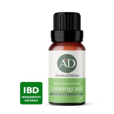 Imagem de Óleo Essencial De Lemongrass 100% Puro - 10ml - Ideal Para Difusor, Ar
