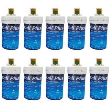 Imagem de Kit 500 Tiras Para Glicose Diabete On Call Plus 2 + 100 Lancetas 28G U