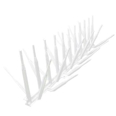 Imagem de Kit 150 Espículas Anti Pombos Inibe Aves Branca 50 M - Plasmoncayo