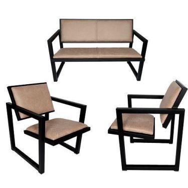 Imagem de Poltronas Para Sala Estilo Industrial Decorativas - Intagliato - Intag